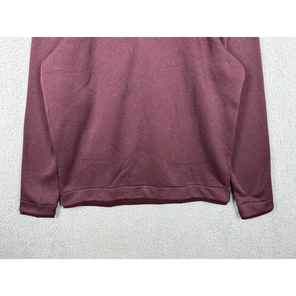 NEW Men's Under Armour Sweater Fleece 1/4 Zip Pullover Burgundy MSRP‎ $75 Size L